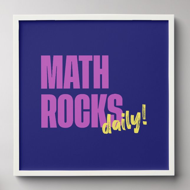 Math Rocks Daily Peel And Stick Photo Tile (Front Set)