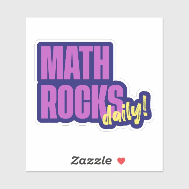 Math Rocks Daily Sticker (Sheet)