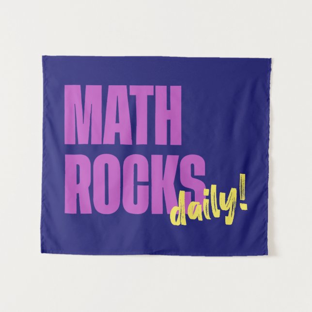 Math Rocks Daily Tapestry (Front (Horizontal))