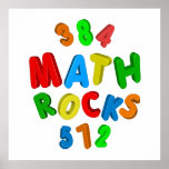 MATH ROCKS POSTER | Zazzle