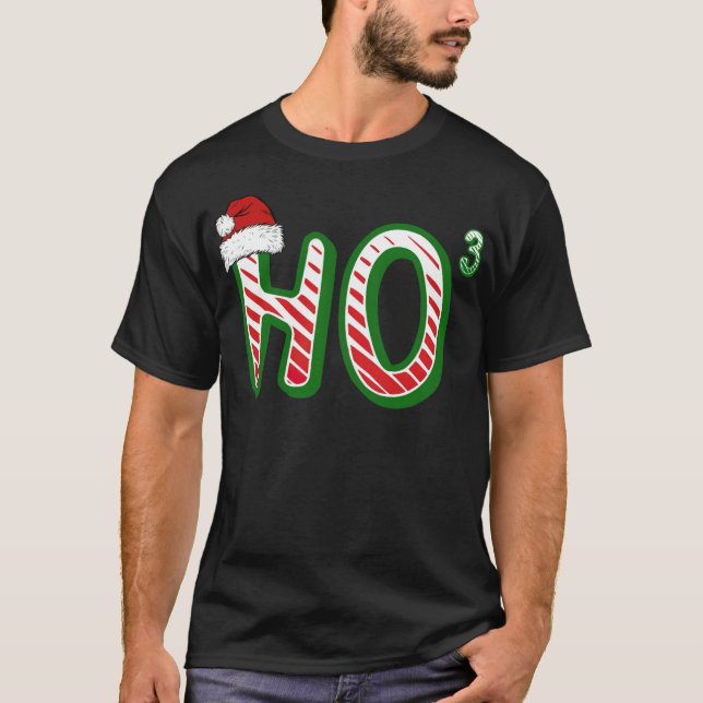 Math Santa Ho gallop animals  T-Shirt (Front)