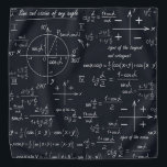 Math Scientist Bandana<br><div class="desc">Cleverly illustrated designed to meet your unique style</div>