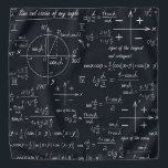 Math Scientist Bandana<br><div class="desc">Cleverly illustrated designed to meet your unique style</div>