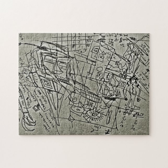 MATH SCRIBBLE JIGSAW PUZZLE (Horizontal)