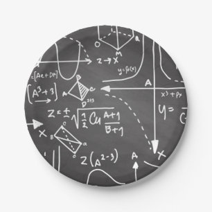 Math scribbles    paper plates