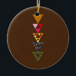 Math Sierpinski Triangle Algebra Geometry Math Ceramic Ornament<br><div class="desc">Math Sierpinski Triangle Algebra Geometry Math Lover Geeks Gift. Perfect gift for your dad,  mom,  papa,  men,  women,  friend and family members on Thanksgiving Day,  Christmas Day,  Mothers Day,  Fathers Day,  4th of July,  1776 Independent day,  Veterans Day,  Halloween Day,  Patrick's Day</div>