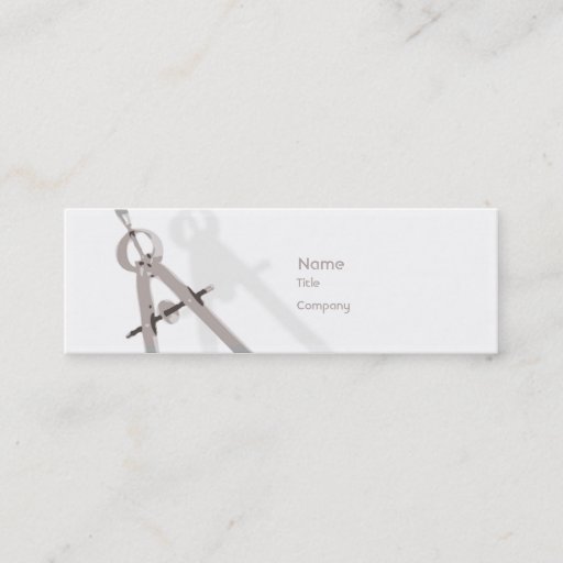 Customizable Math - Skinny Business Card