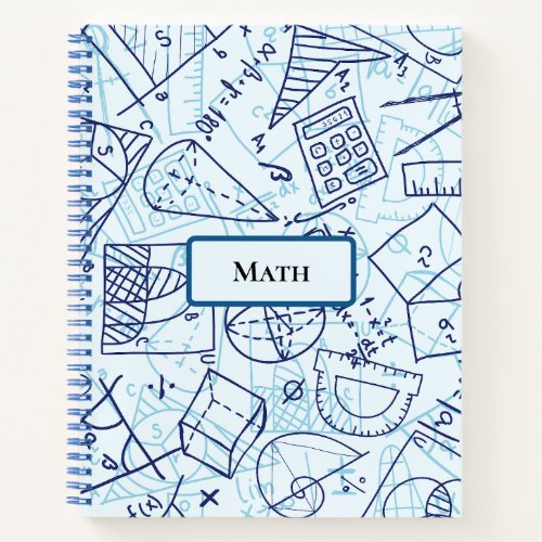 Math Spiral Notebook