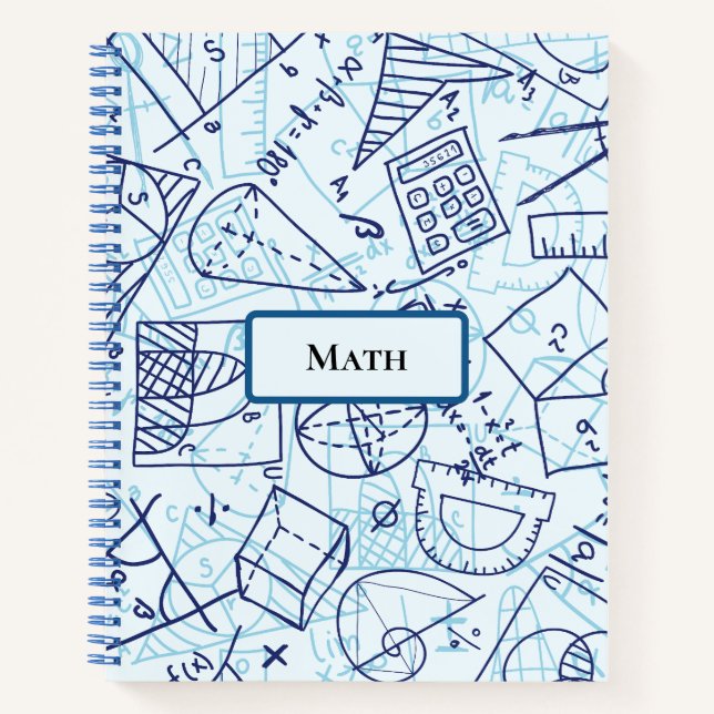 Math Spiral Notebook (Front)