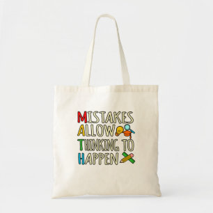 Math Student Mistakes Mathematics Maths Teacher Tote Bag