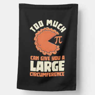 Math Student Too Much Pi House Flag