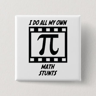 Math Stunts Pinback Button