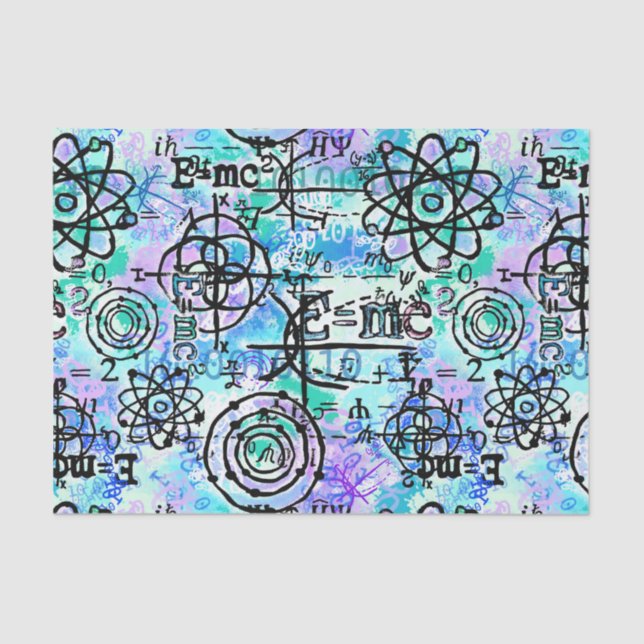 Math Symbol Nerdy Tissue Paper (Front)