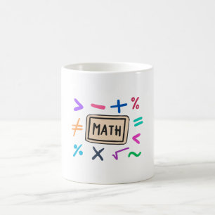 Math symbols for Students and Parents Coffee Mug