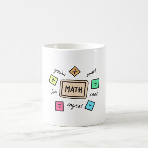 Math symbols for Students and Parents Coffee Mug