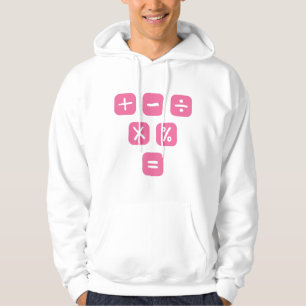 Math Symbols mathematical Signs Maths Hoodie