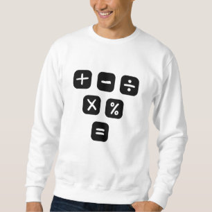 Math Symbols mathematical Signs Sweatshirt