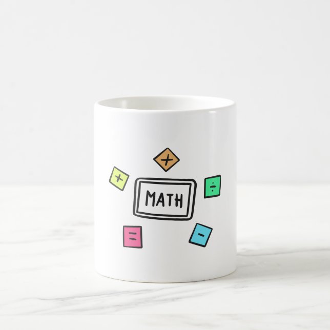 Math symbols Students and Parents Coffee Mug (Center)