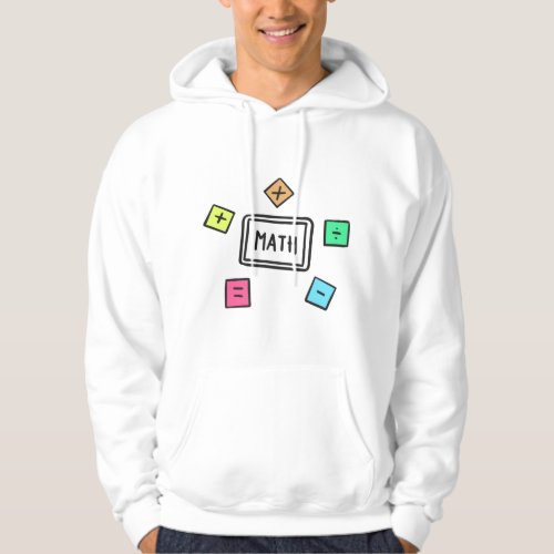 Math symbols Students and Parents Hoodie