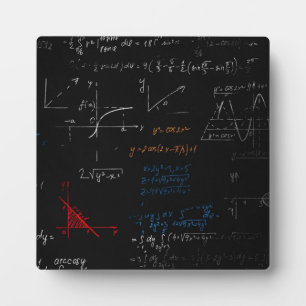 Math Tabletop Plaque