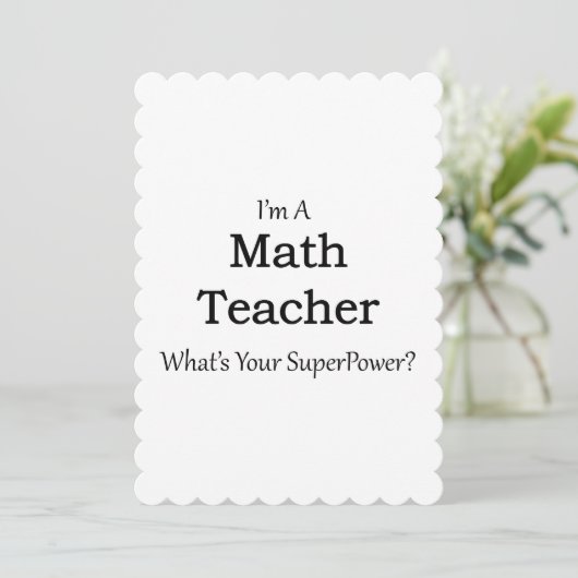 Math Teacher (Standing Front)