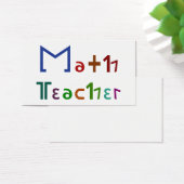 Math Teacher (Desk)