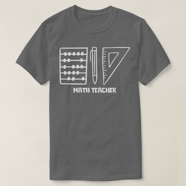 Math Teacher 1 T-Shirt (Design Front)