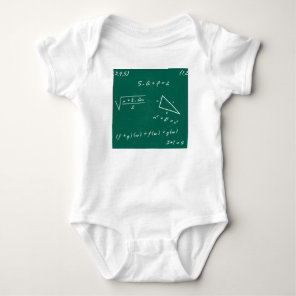 math teacher algebra geek baby bodysuit