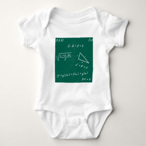 math teacher algebra geek baby bodysuit