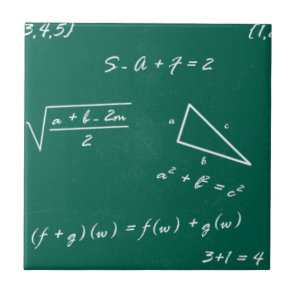 math teacher algebra geek ceramic tile