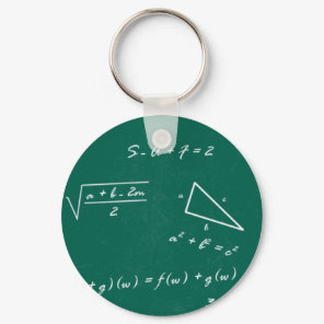 math teacher algebra geek keychain