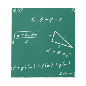 math teacher algebra geek notepad