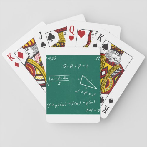 math teacher algebra geek poker cards