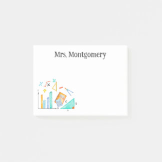 Math Teacher Appreciation Gift Post-it Notes