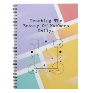 Math Teacher Appreciation   Numbers Beauty Notebook