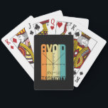 Math Teacher Avoid Negativity Poker Cards<br><div class="desc">Math Teacher Avoid Negativity</div>