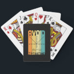 Math Teacher Avoid Negativity Poker Cards<br><div class="desc">Math Teacher Avoid Negativity</div>