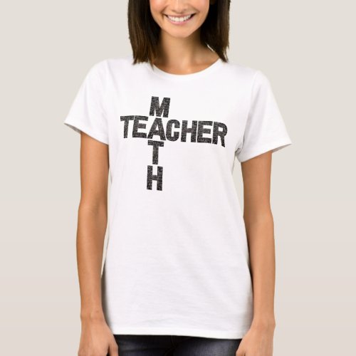 Math Teacher Back to School T_Shirt