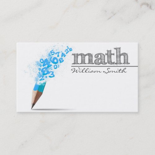 Math Teacher Business card