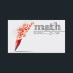 Math Teacher Business card<br><div class="desc">Math Teacher Business card</div>