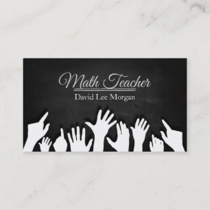 Math Teacher Business Card