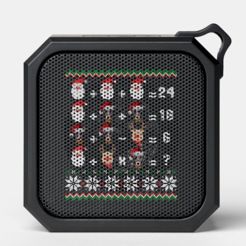 Math Teacher Christmas GREYHOUND Bluetooth Speaker
