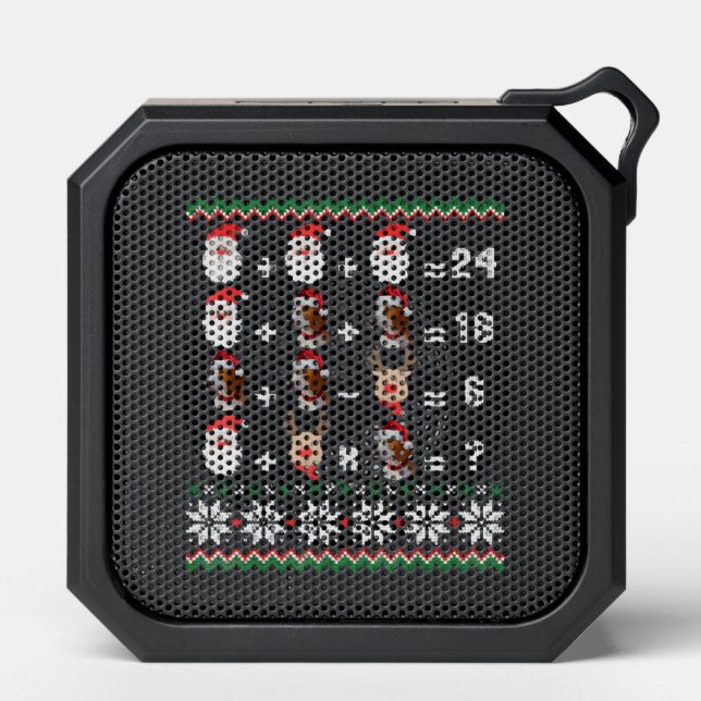 Math Teacher Christmas HARRIER Bluetooth Speaker (Front)