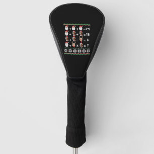 Math Teacher Christmas HARRIER Golf Head Cover