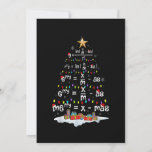 Math Teacher Christmas Tree Funny Christmas Math F Holiday Card<br><div class="desc">This is a great gift for your family,  friends during Hanukkah holiday. They will be happy to receive this gift from you during Hanukkah holiday.</div>