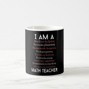 Math teacher coffee mug