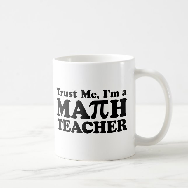 Math Teacher Coffee Mug (Right)