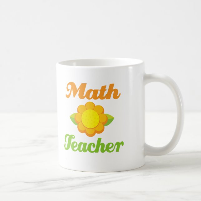 Math Teacher Coffee Mug (Right)