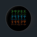Math Teacher Dance Equation Mathematic Maths Button<br><div class="desc">This graphic idea is for math lovers. This funny graphic / quote clothing makes all math teachers happy.</div>