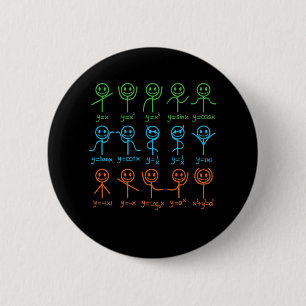 Math Teacher Dance Equation Mathematic Maths Button